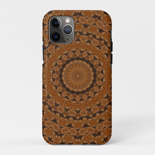 Bruine Mandala Wiel... Case-Mate iPhone Case (Achterkant)
