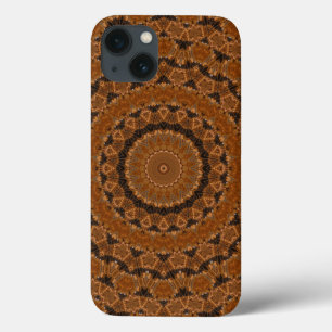 Bruine Mandala Wiel Case-Mate iPhone Case