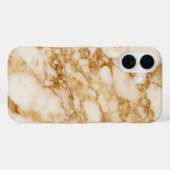 Bruine marmer Case-Mate iPhone case (Achterkant (horizontaal))