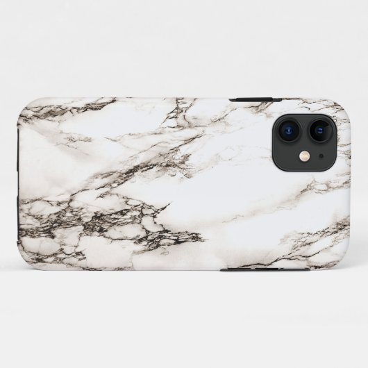 Bruine marmer Case-Mate iPhone case (Achterkant (horizontaal))