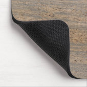 Bruine marmer Swirled Mousepad Muismat (Hoek)