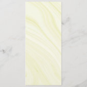 bruine marmerbruiloft menu (Achterkant)