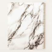 Bruine marmerlook planner (Achterkant)