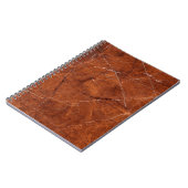 bruine marmertextuur notitieboek (Linkerzijde)