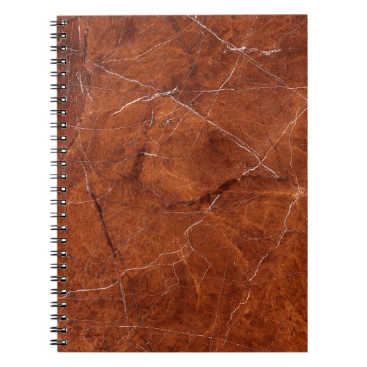 bruine marmertextuur notitieboek (Voorkant)