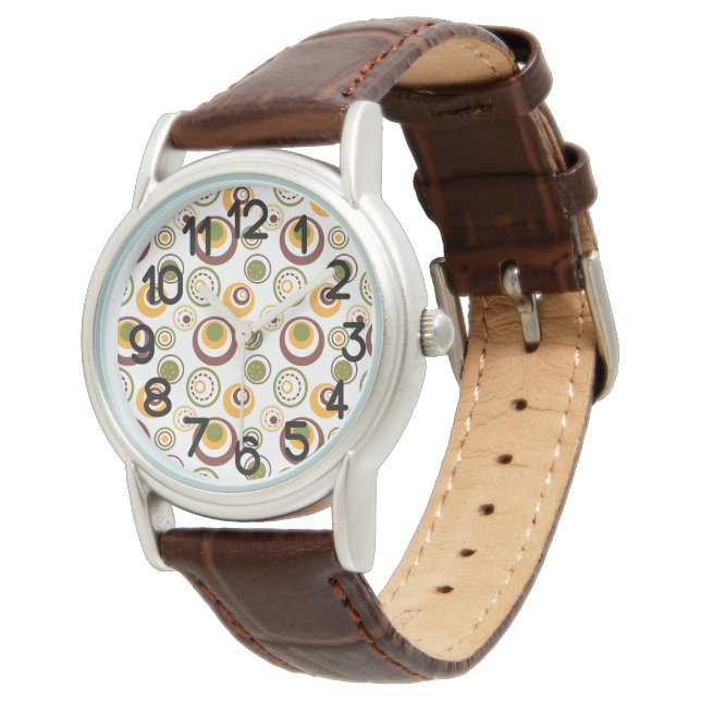 Bruine MCM Jawbreakers  Horloge (Gekanteld)