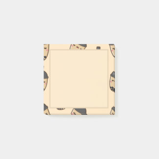 Bruine melk Tea Bubble Tea Boba Cute Sticky Notes