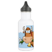 Bruine melkkoe waterfles  (Links)