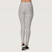 Bruine Mini Palm Tree Vrouwen Leggings (Achterkant)
