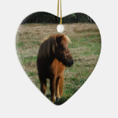 bruine minipaarden keramisch ornament (Rechts)