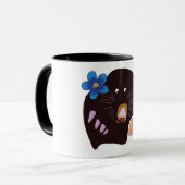 Bruine mol Combo Mok (Voorkant links)