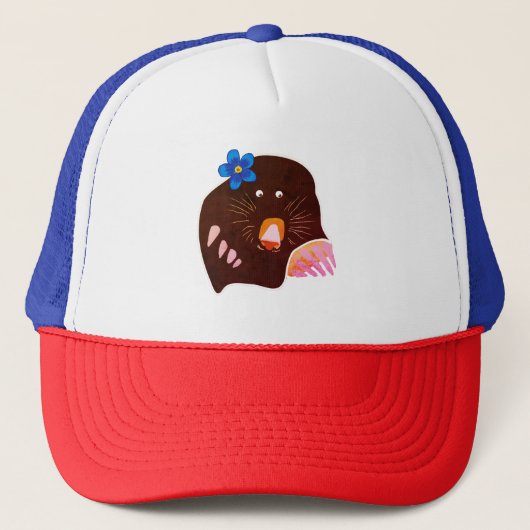 Bruine Mol Truckershoed Trucker Pet (Voorkant)