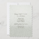 Bruine Monotone Skipping Bruid Trouwdouche Kaart (Achterkant)