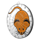 Bruine muis dartbord (Voorkant Rechts)