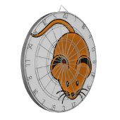 Bruine muis dartbord (Voorkant Links)