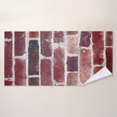 Bruine muur badhanddoek (Badhanddoek)