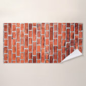 Bruine muur badhanddoek (Badhanddoek)