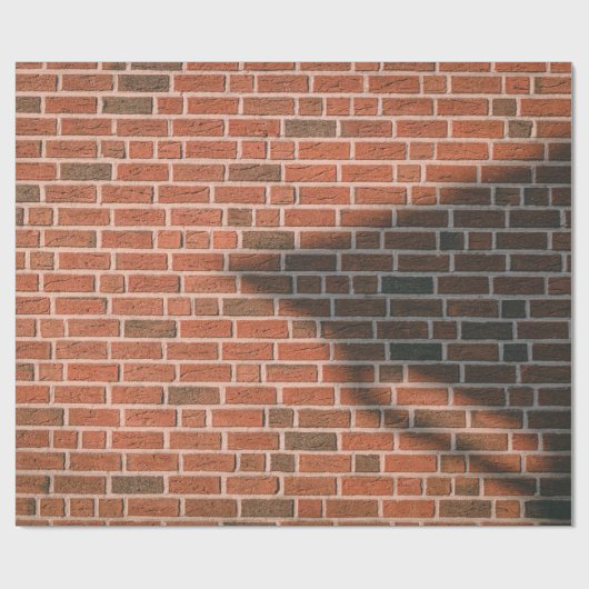 Bruine muur cadeaupapier (Vlak)