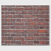 Bruine muur cadeaupapier (Vlak)