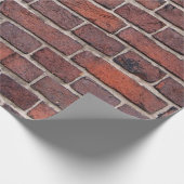 Bruine muur cadeaupapier (Hoek)