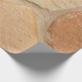 Bruine muur cadeaupapier (Hoek)