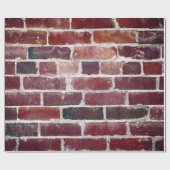 Bruine muur cadeaupapier (Vlak)