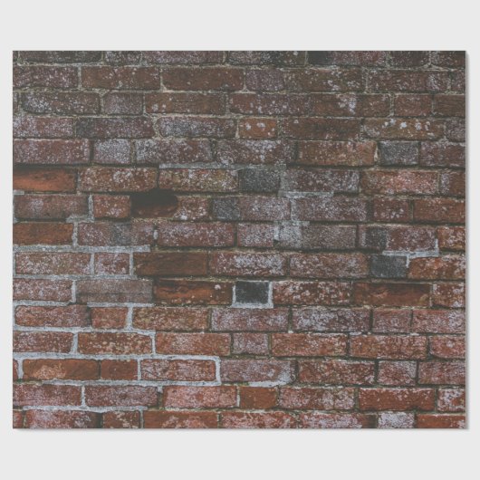 Bruine muur cadeaupapier (Vlak)