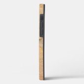 Bruine muur Case-Mate iPhone case (Achterkant / Links)