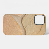 Bruine muur iPhone hoesje (Achterkant horizontaal)