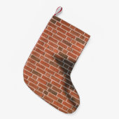 Bruine muur kleine kerstsok (Voorkant (Hangend))