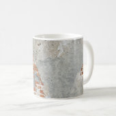Bruine muur koffiemok (Voorkant rechts)