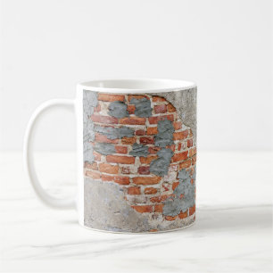 Bruine muur koffiemok