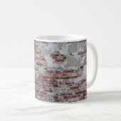 Bruine muur koffiemok (Voorkant rechts)