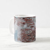 Bruine muur koffiemok (Voorkant links)