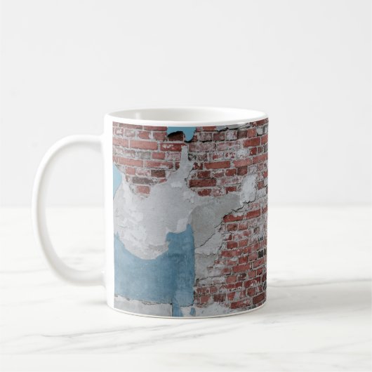Bruine muur koffiemok (Links)