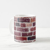 Bruine muur koffiemok (Voorkant links)