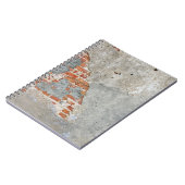 Bruine muur notitieboek (Linkerzijde)