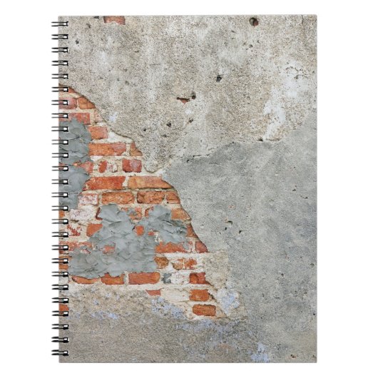 Bruine muur notitieboek (Voorkant)
