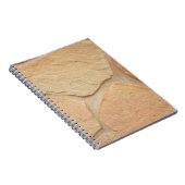 Bruine muur notitieboek (Rechterzijde)