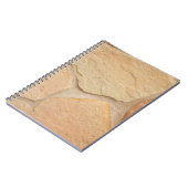 Bruine muur notitieboek (Linkerzijde)