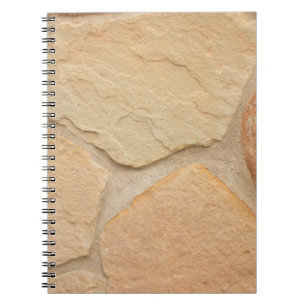Bruine muur notitieboek