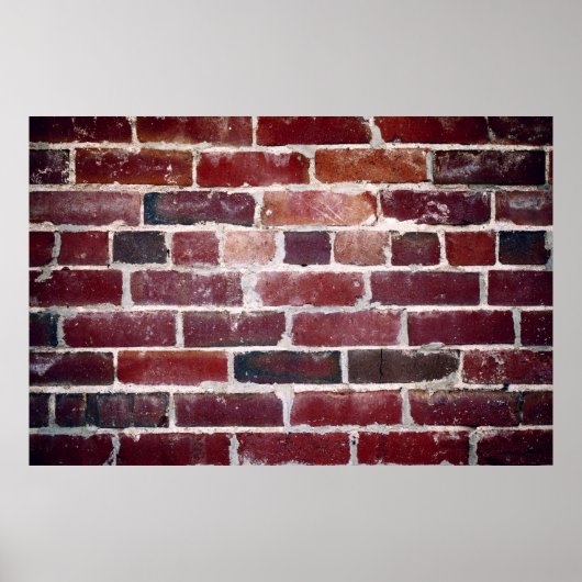Bruine muur poster (Voorkant)