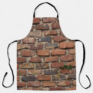 Bruine muur schort