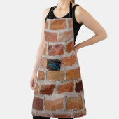 Bruine muur schort (Insitu)