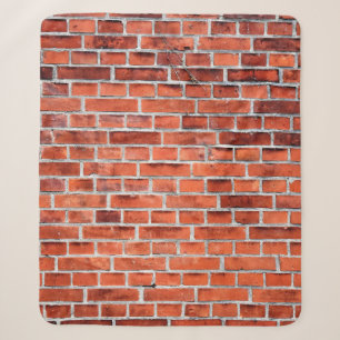Bruine muur sherpa deken