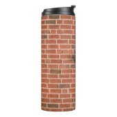 Bruine muur thermosbeker (Gedraaid links)