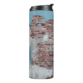 Bruine muur thermosbeker (Gedraaid links)