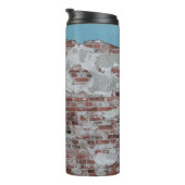 Bruine muur thermosbeker (Geroteerd rechts)