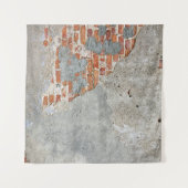 Bruine muur wandkleed (Voorkant (horizontaal))