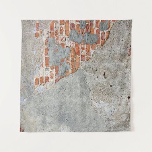 Bruine muur wandkleed (Voorkant (horizontaal))